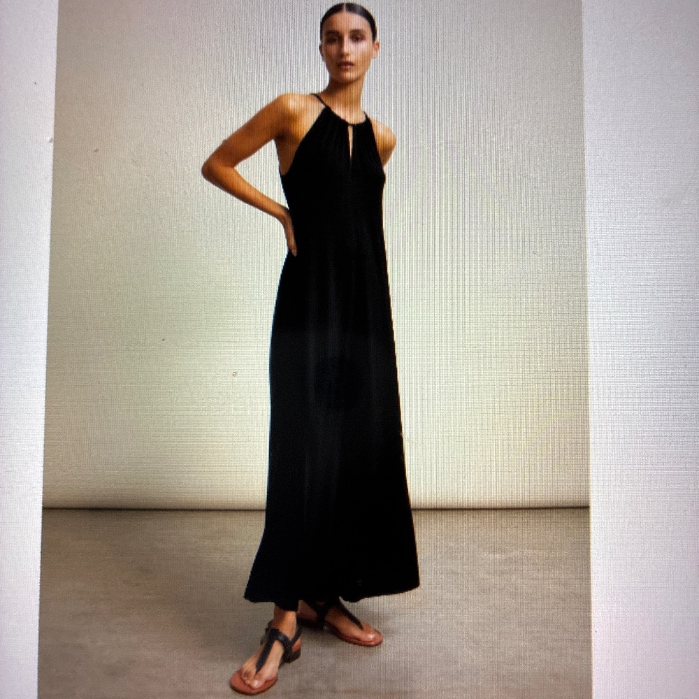 ME+EM Black Maxi Dress